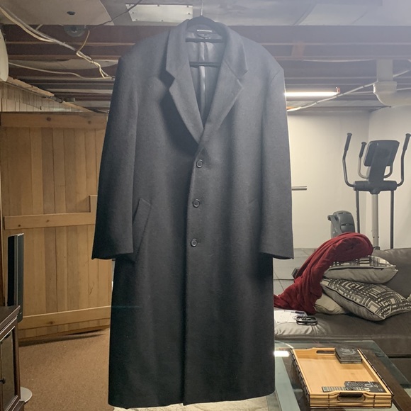 Lord & Taylor Men’s lamb wool pea coat - Picture 1 of 9